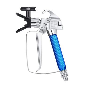 Imagem de aqxreight Kit de Pistola de Pulverizador de Tinta Sem Ar Com 5 Bicos de 1/4 de Polegada Bico Reversível Sem Ar para Teto de Móveis Navios Ponte