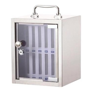 Imagem de Generic Armário de armazenamento de telefone Suporte de telefone com alça Caixa de armazenamento universal Organizador para sala de conferência Fábrica Sala, 12 Vagas