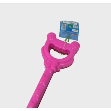 Imagem de Kit Verão Praia Infantil Pá E Rastelo Ferramenta Grande 45m - LIG BRIN