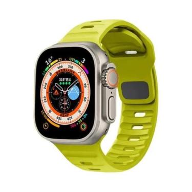 Imagem de Pulseira De Silicone Esportiva De 49mm 45mm 40mm 44mm 42mm 41mm 38mm P