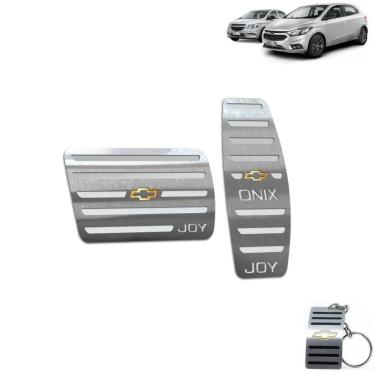 Imagem de Pedaleira Automático Chevrolet Onix Joy 2013 A 2020 Prata