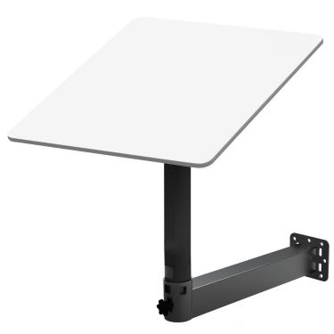 Imagem de Starlink Mount, Starlink Gen 2 Kit de montagem de parede curto, kit de montagem Starlink ajustável, compatível com antena parabólica retangular Starlink V2 (preto)