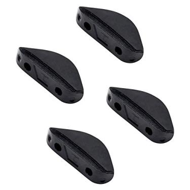 Imagem de BLAZERBUCK Almofadas de nariz de substituição para óculos de sol Oakley Turbine XS OJ9003 - Preto + Preto