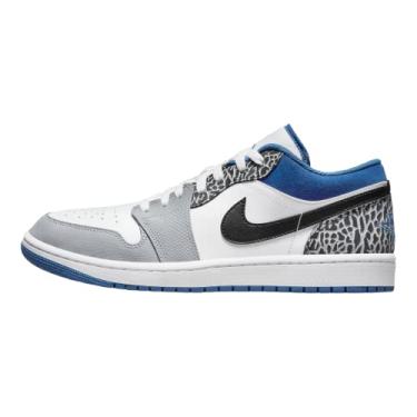 Imagem de Jordan basquete masculino, Branco, azul escuro, azul-marinho, preto, 43