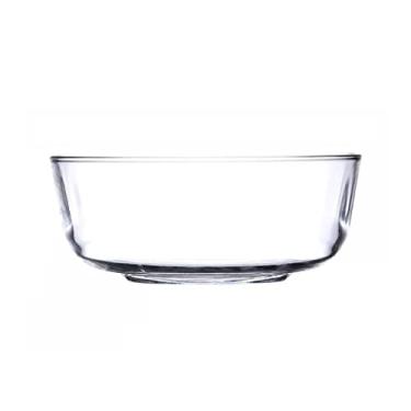 Imagem de URGDWEKJY Tigela de salada nórdica transparente tigela de vidro doméstico tigela de salada de frutas utensílios de mesa resistente ao calor grande tigela de sopa tigela de macarrão instantâneo tigela