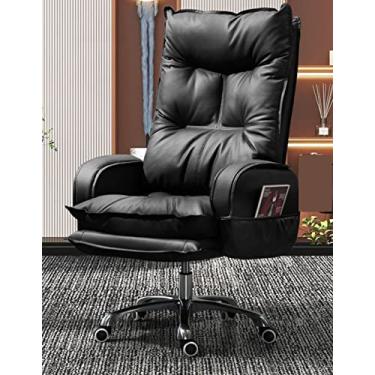 Imagem de Boss Cadeira de escritório cadeira de computador sedentária confortável mesa de estudo em casa e cadeira assento de negócios (cor: D, tamanho: 1 peça) (preto 1 peça)