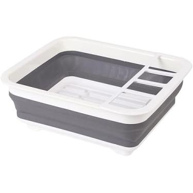 Imagem de CLLBANT Prateleira para pratos, Trjgtas prateleira para pratos suporte de armazenamento de cozinha escorredor tigela louça prateleira de secagem prateleira para casa organizador de louça