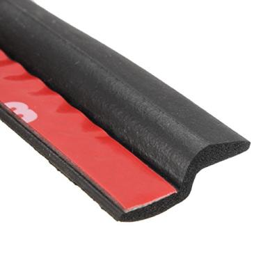 Imagem de Z Shape Janela Porta Borracha Selo Clima, Impermeável, À Prova de Som, 25 Feet, Black