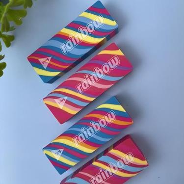 Imagem de Borracha tris rainbow, Rosa/Azul