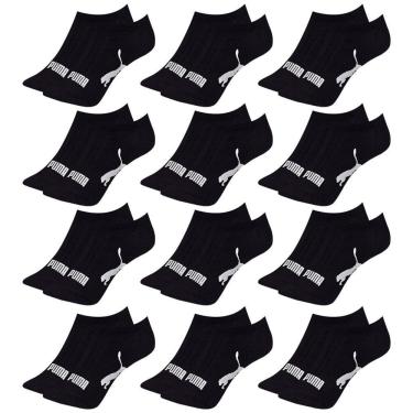 Imagem de Kit 12 Pares de Meias Puma Sapatilha Esportiva Feminino