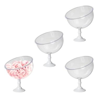 Imagem de Expositor De Balas Baleiro 450ml Premium 4pçs Bomboniere Acrílico (BRANCO)