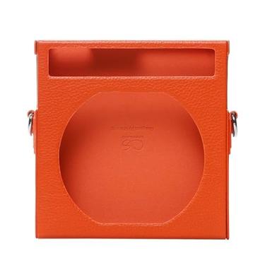 Imagem de Shanling Capa de couro portátil EC Zero T, capa protetora magnética EC Zero com alça, suporte protetor de aço forte para leitor de CD EC ZEROT, laranja