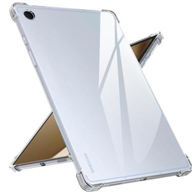 Imagem de Natbok Capa Clera para Samsung Galaxy Tab A11 Plus, proteção avançada contra quedas de airbag, silicone flexível, à prova de choque, antiarranhões, antiamarelamento, capa fina para tablet Galaxy Tab