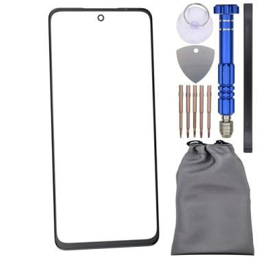 Imagem de Peça de reparo de tela de vidro com adesivo OCA para OnePlus Nord CE4 Lite preto