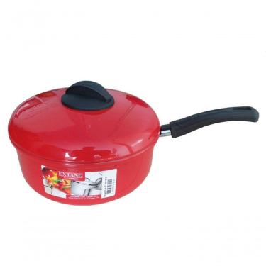 Imagem de Jogo De Panelas 10 Peças Grande Vermelho Esmaltado Extang