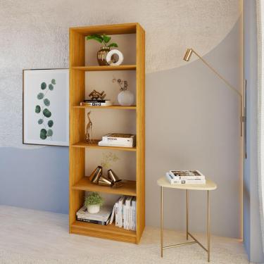 Imagem de Estante Livreiro Multiuso Eliana Com 5 Nichos freijó