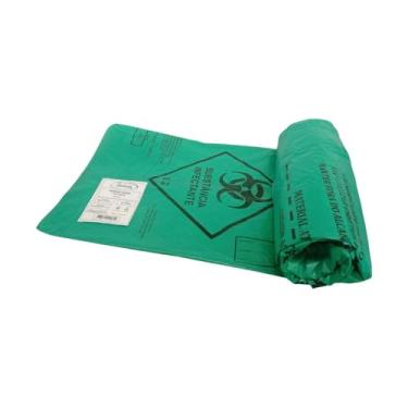 Imagem de Saco Hamper 110L Verde com fitilho Embalac c/50 unidades