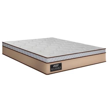 Imagem de Colchão Casal Gazin Maximus Molas Ensacadas 138x188x24cm Bege