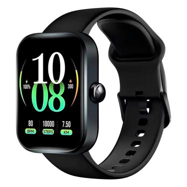 Imagem de Smartwatch Haylou Watch 4 GPS Integrado, Tela Hd 1,93, Conexão Strava, Chamadas Bluetooth - Preto-Unissex