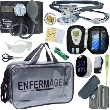 Imagem de Kit Enfermagem Transparente Estagio Academico Completo - Love Saude, G