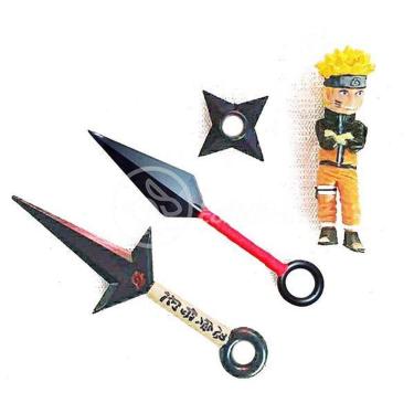 Imagem de Kit Boneco Action Figure Anime Uzumaki Naruto + ....
