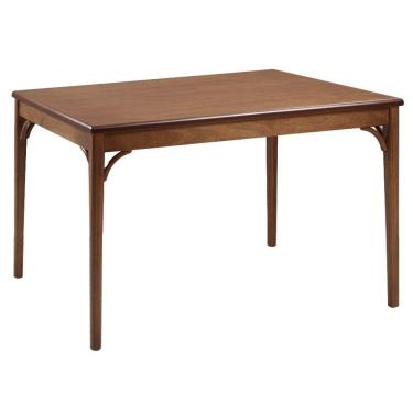 Imagem de Mesa De Jantar Fine Retangular Cor Imbuia Verniz