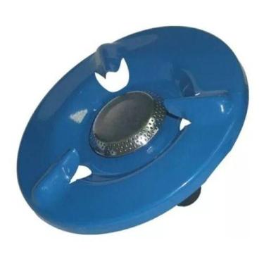 Imagem de Fogareiro A Gás P/ Botijão 3.5kg Maxchamas Camping Azul - Max Chamas