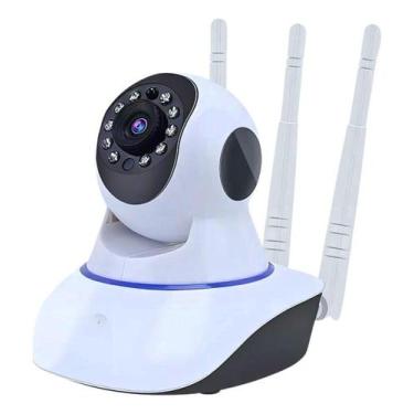 Imagem de Câmera Segurança Babá Eletrônica Smart Ip Com 3 Antenas KAP-S069 - NoB