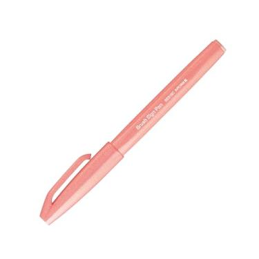 Imagem de Pentel Caneta Brush Sign Pen Laranja Coral SM/SES15C-F2X
