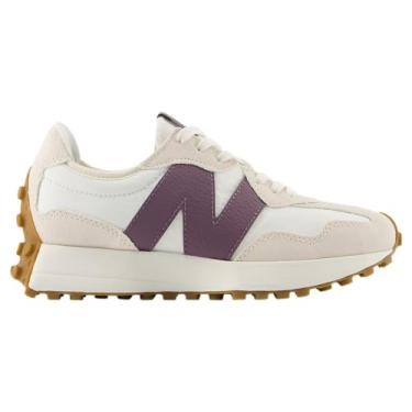 Imagem de New Balance 327 feminino, Branco/ameixa, 38