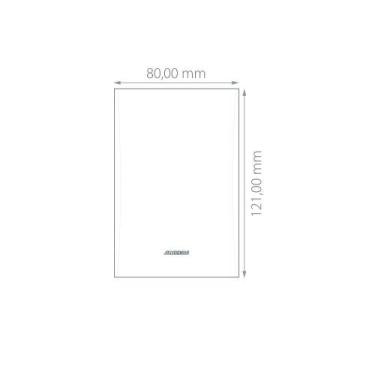 Imagem de Placa 4X2 Cega Saída Fio Inova Pro Class Alumbra Black Piano