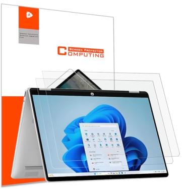 Imagem de YINOVEEN Pacote com 2 protetores de tela antirreflexo para laptop HP OmniBook 5 Flip 2 em 1 de 14 polegadas (14-fp0000), 5H, antiarranhões, reduz a tensão ocular