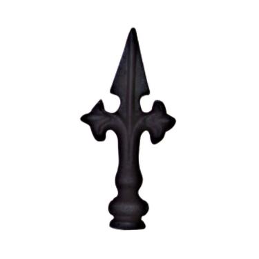 Imagem de Ponteira Ponta de Lança Ferro N03 Grade Portão Muro 8x13cm