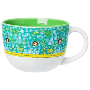 Imagem de Caneca de sopa de cerâmica Silver Buffalo Elf jogada padrão 680 g