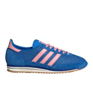 Imagem de adidas Tênis feminino Sl 72 Og com cadarço casual - azul, rosa - tamanho 34