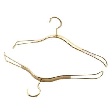 Imagem de Cabide de metal adulto antiderrapante para exibição de roupas para casa cabide de armazenamento de roupas vintage para armário com economia de espaço cabide organizador de pendurar adequado para