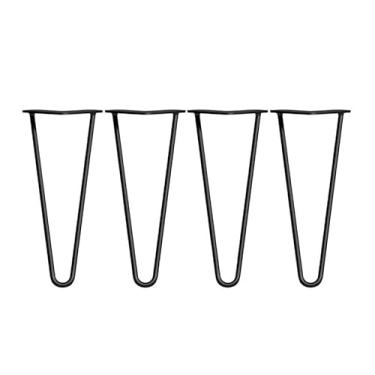 Imagem de Pernas de armário de metal mesa de centro pés de armário de TV de metal pernas de armário de cozinha substituição de móveis pernas de sofá banquinho de mesa pernas de metal casa DIY projeto para casa