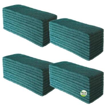Imagem de Fibra Verde Limpeza para Uso Geral Multiuso - 40 Unidades - Star Clean