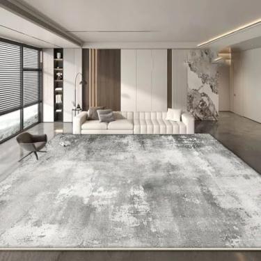Imagem de Tapete abstrato grande para sala de estar, decoração minimalista, tapete macio para quarto, sala de estar, tapete dobrável para chão (3,2x5,2 pés (100x160 cm)/CX008-Flannel-5)