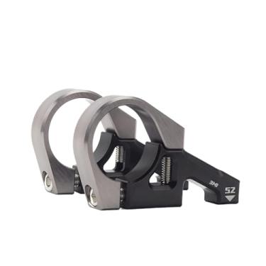 Imagem de Mesa de montagem direta para bicicleta MTB, 31,8 mm, guidão de downhill de 35 mm, compatível com garfo de ombro duplo, acessórios para motocicletas DH AM FR.(Silver Black 31.8)