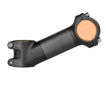 Imagem de Mesa de guidão de 31,8 mm para bicicletas MTB e de estrada, com ângulos de 25/35 graus e distâncias cúbicas de 60/70/80/90/100/110 mm.(25 Degree 110mm)