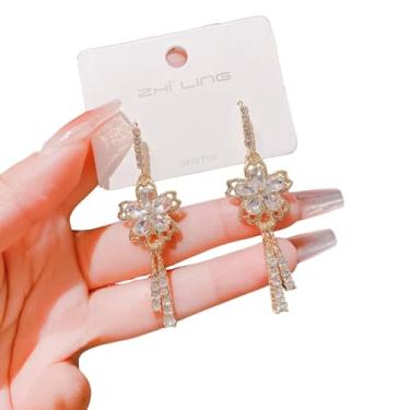 Imagem de Brincos de Argola Elegantes Feitos Liga Estilo Avant-Garde Motivos Amuleto Geométrico Inspirados por Flores Plantas Pedras Artificiais Preciosas Brilho Final Prateado Sleek Caixa Marcada Papelão Plást