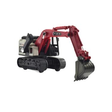 Imagem de Brinquedo de escavadeira em liga fundida sob pressão com balde móvel para crianças