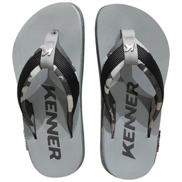 Imagem de Chinelo Kenner Kivah Army Cinza Preto Camuflado Original-Masculino