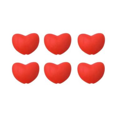 Imagem de Protetores De Ponta De Agulha De Tricô Em Forma De Coração, Conjunto D