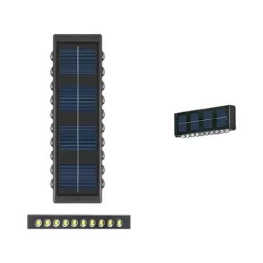 Imagem de Luzes De Parede Solares Brancas Quentes Para Exterior, Luminária De Va