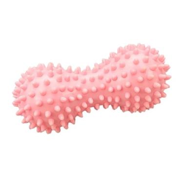 Imagem de Bola de massagem, bola de massagem para costas, pescoço, ombro, coluna, pernas, quadris, ioga fitness relaxamento muscular bola de fáscia (rosa, 1 peça)