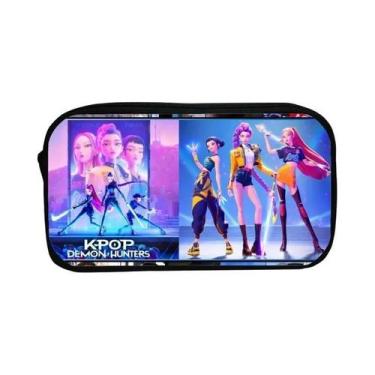 Imagem de Estojo Grande De Tecido Para Meninas, Estojo De Canetas Hunter Kpop Pa