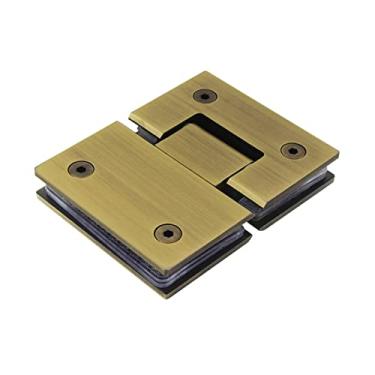 Imagem de Dobradiça de porta de vidro, braçadeira de banheiro, dobradiça de porta de vidro de aço inoxidável 304, dobradiça de portas de vidro de chuveiro, dobradiça de porta deslizante de grampo de vidro (cor