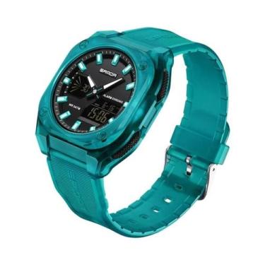 Imagem de Relógio De Quartzo Masculino De Luxo À Prova d'Água Cronógrafo Militar